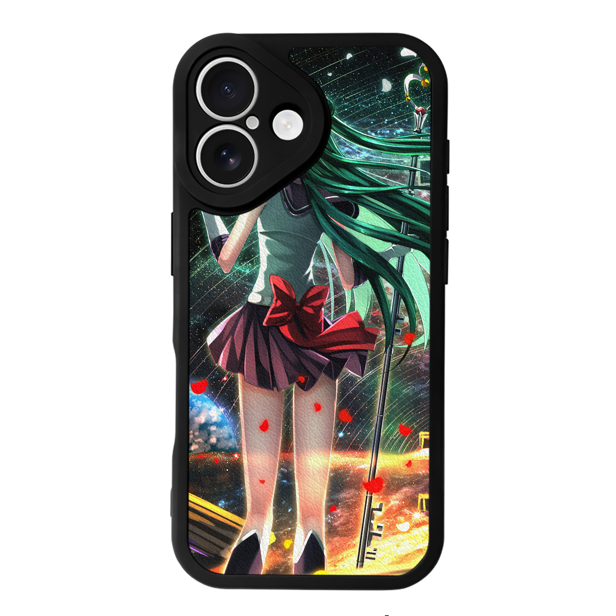 （画像用） 美少女戦士セーラームーン Sailor Moon 【iPhone 16シリーズ対応】シリコンスマホケース（レザー調） 材質：シリコン